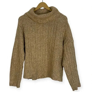 William Rast Cowl Neck Wool Blend Sweater
